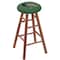 Holland Bar Stool Co Oak Counter Stool, Medium Finish, UAB Seat RC24OSMed - alternate 1